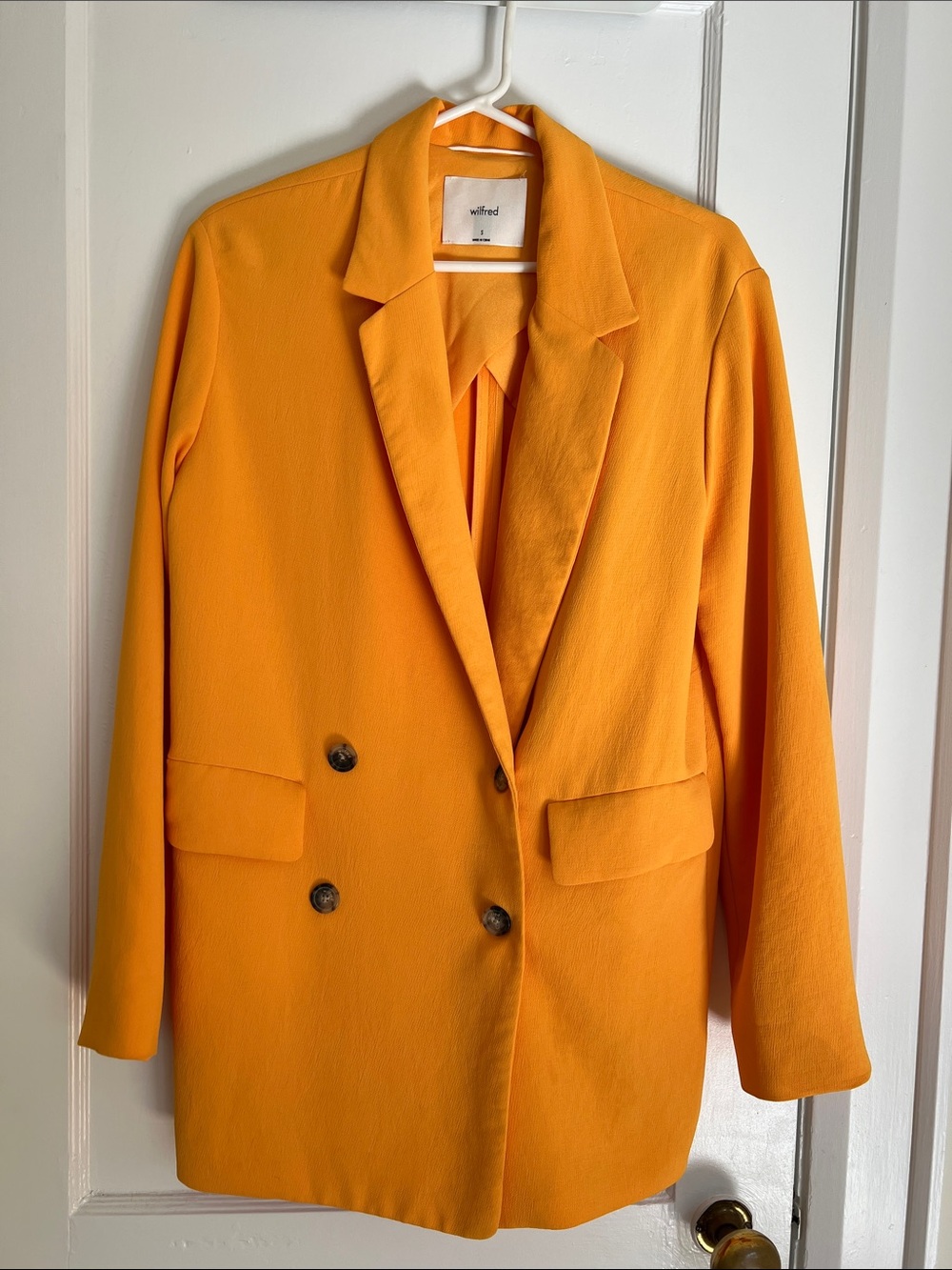 Aritzia Wilfred Yellow Cherelle Blazer☀️